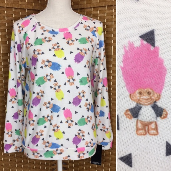 Other - Girls Good Luck Trolls Sweater Sweatshirt XL NWT